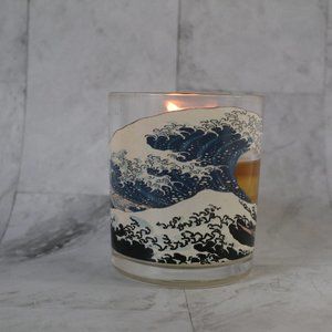 Color Changing! The Great Wave ThermoH Logo Candle - Sunkiss Unlimited